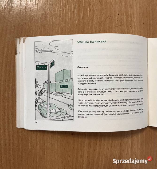 Instrukcja obsługi samochodu FSO Polonez 1980r Grudziądz