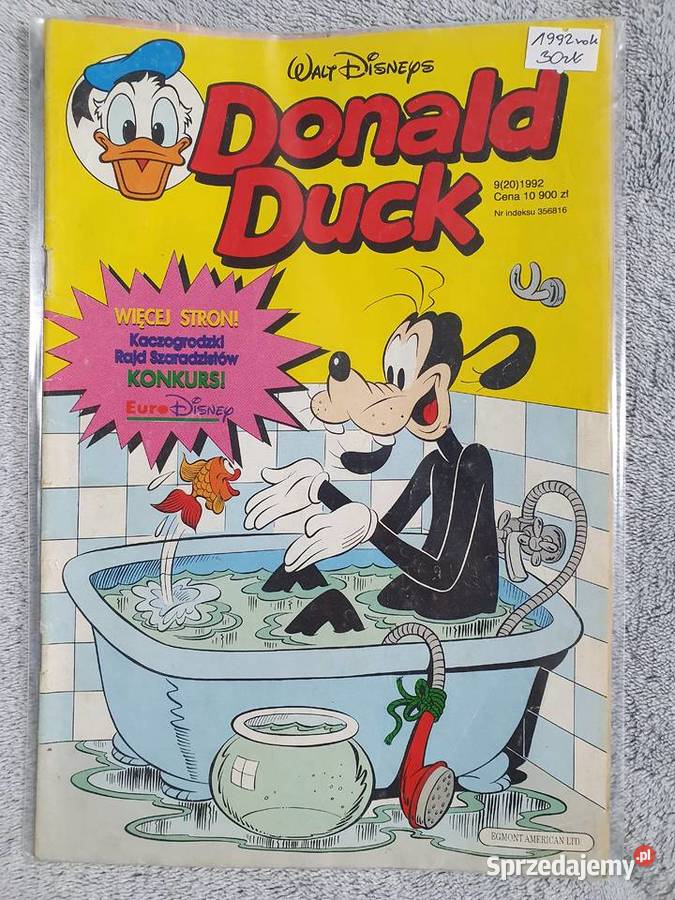 Donald Duck komiks w języku polskim 1992 Gdynia