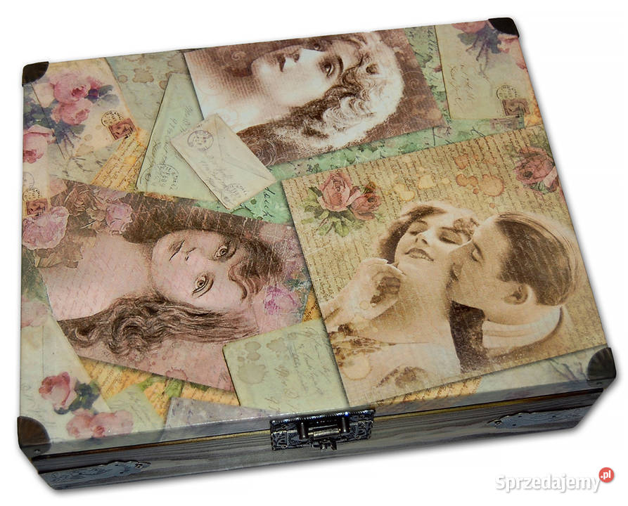 HERBACIARKA drewniana szkatułka ROMANTIC 12 Bydgoszcz sprzedam