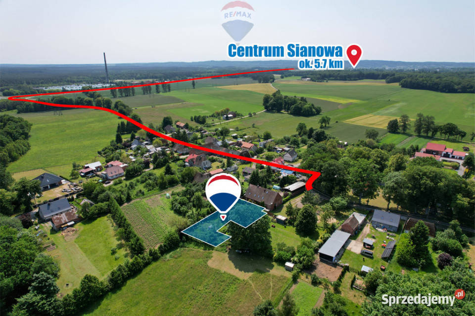 Działka budowlana z MPZP Karnieszewice szambo sprzedam