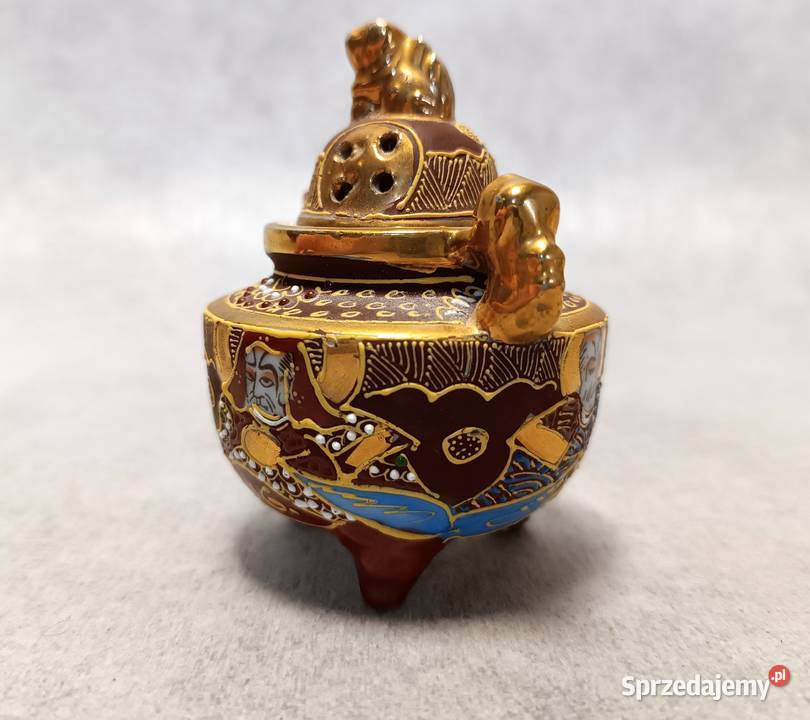 Japonia Przyprawnik Kutani Satsuma Porcelana i szkło zachodniopomorskie Dobrzany sprzedam