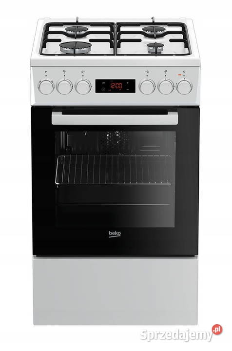Kuchnia gazelek BEKO FSE52321DWD 60 55L Skawina