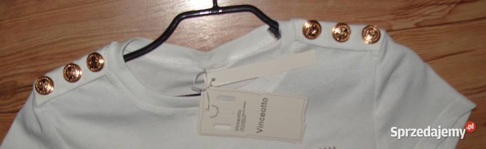 VINCEOTTO NOWA złote guziczki cekiny r SM Rawicz