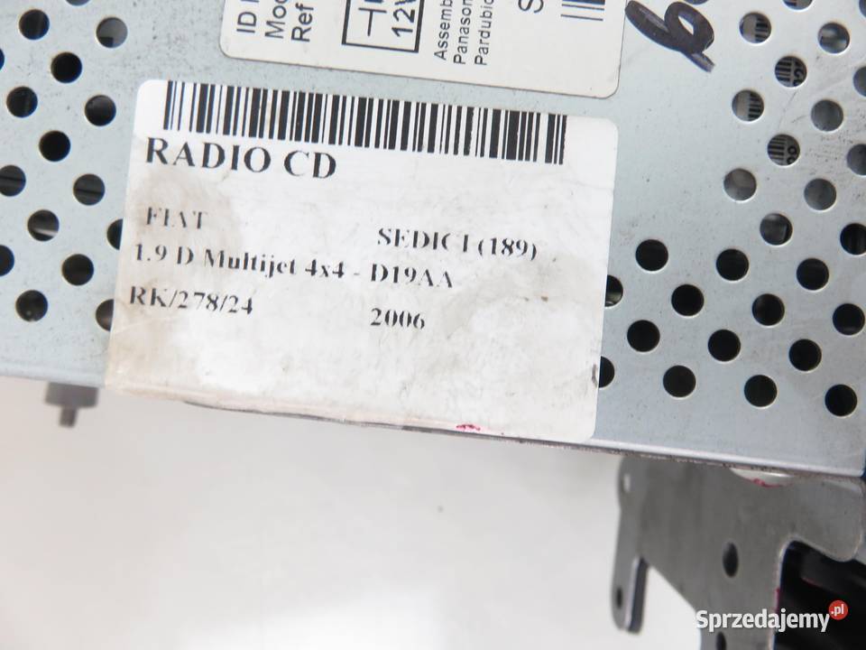 RADIO FIAT SEDICI 3910179J0