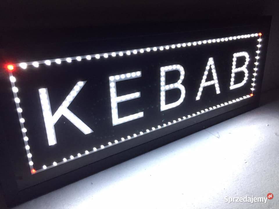 REKLAMA diodowa KEBAB 71 x 31 zewnętrzna 230V