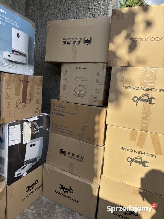 3 palety roboty sprzątające odkurzacze paleta Poznań
