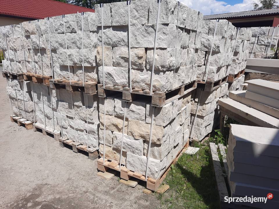 Kostki murowe ogrodowe z piaskowca Miedzna Drewniana