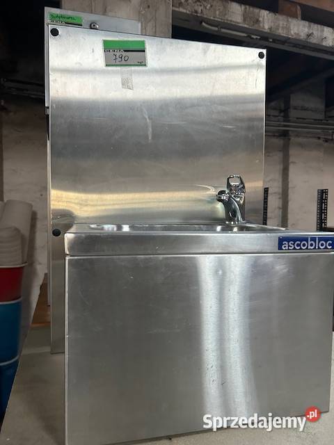 Umywalka z panelem z baterią ze stali Głogówko sprzedam