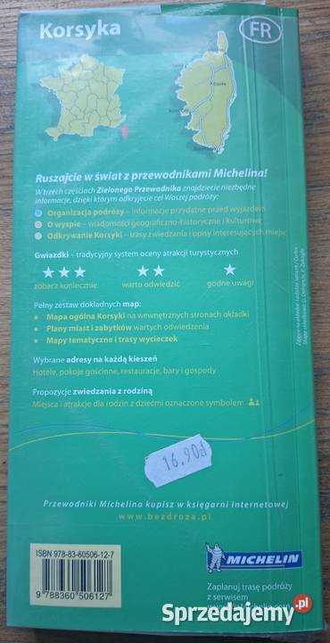 Korsyka Michelin małopolskie Kraków sprzedam