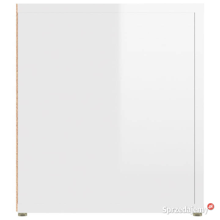 Szafki pod TV 2 białe wysoki połysk 80x315x36 mazowieckie Warszawa