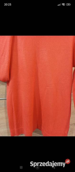 Lekki sweterek r M koralowy Swetry i golfy lubelskie Zwierzyniec