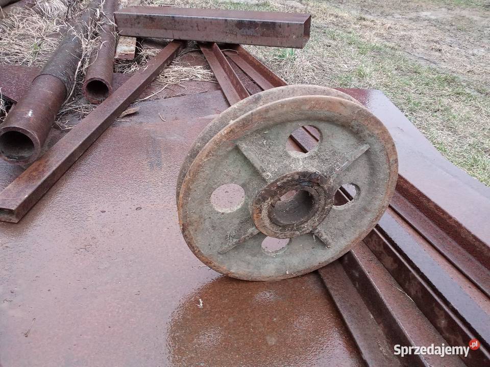 dźwig koło linowe lina mazowieckie Jastrząb