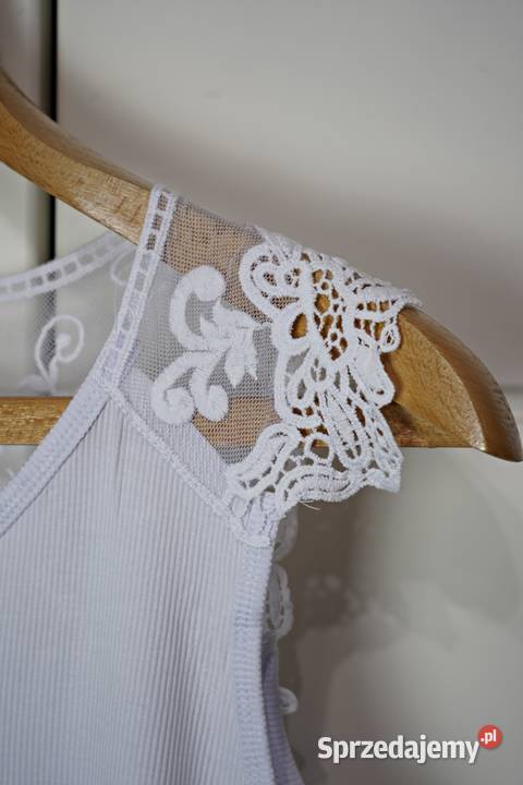 Bluzka koronkowa biała Ideal Warszawa sprzedam