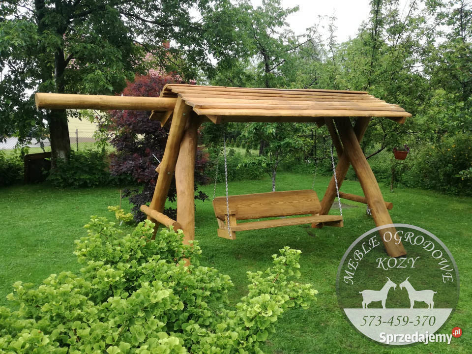 PROMOCJA Huśtawka ogrodowa drewniana plac zabaw Huśtawki Zakopane
