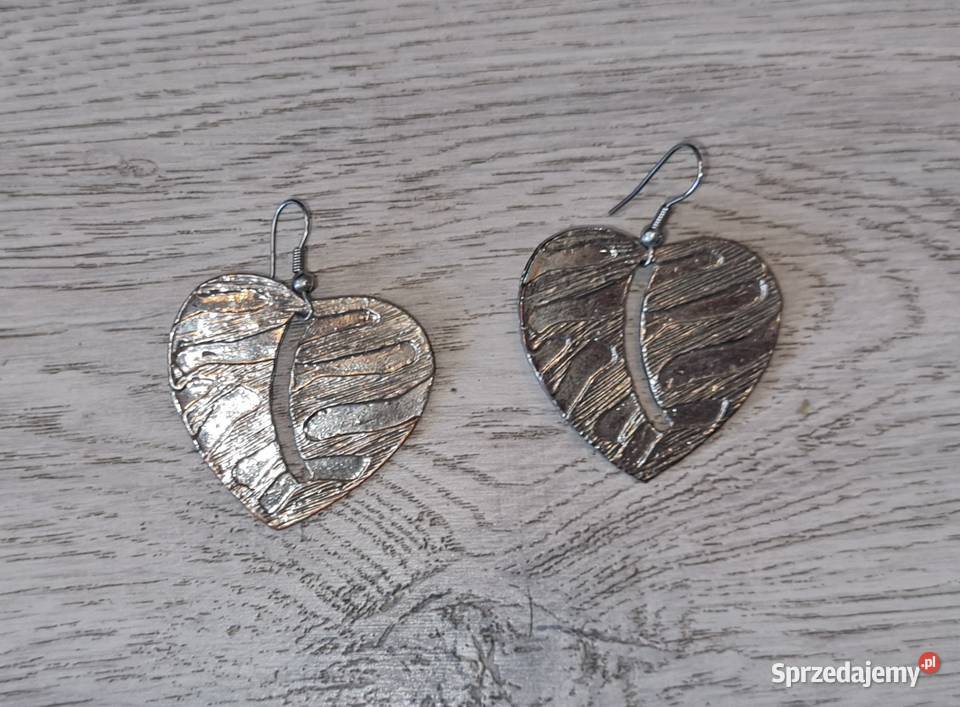 Kolczyki damskie serce Łódź