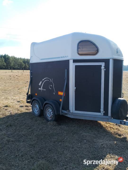 Przyczepa do przewozu dwóch koni DMC 1300 Żerdzina