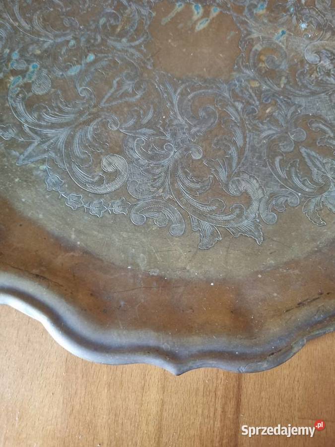 Mosiężna taca Warszawa