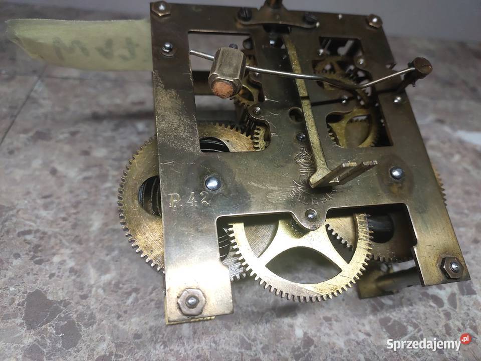 M173 Mechanizm starego zegara ściennego Gustav sprzedam