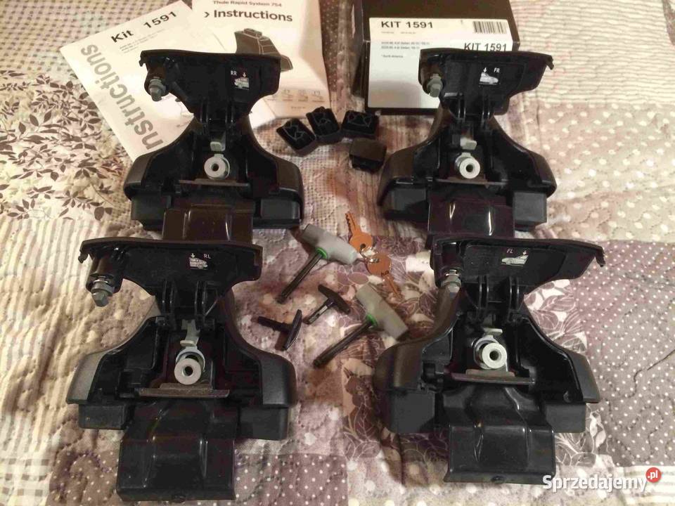 Bagażnik stopy zestaw Thule Rapid System 754 KIT Bagażniki