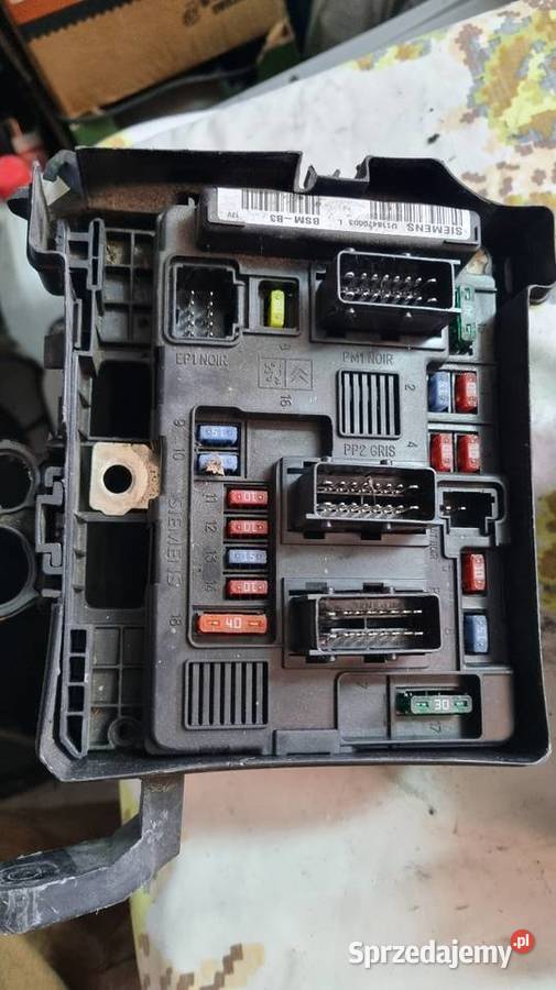 Peugeot 206 14 hdi skrzynka bezpieczników Zabrze
