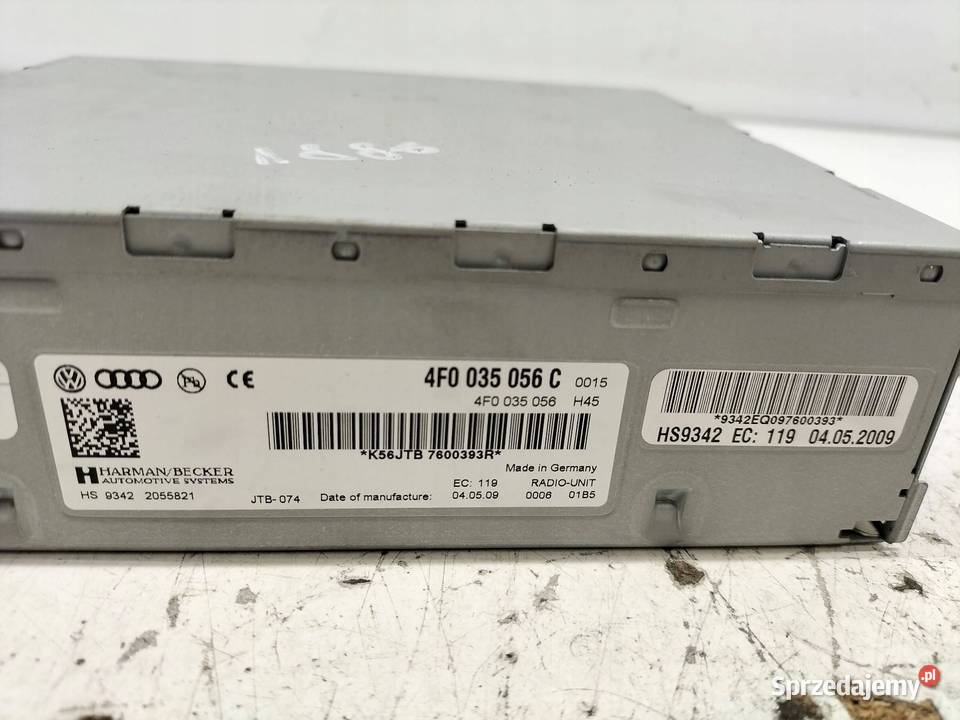 RADIO MODUŁ RADIA 4F0035056C Audi A6 III