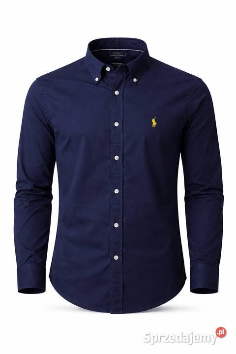 Koszula granatowa Ralph Lauren rozmiar M okazja Rozmiar M