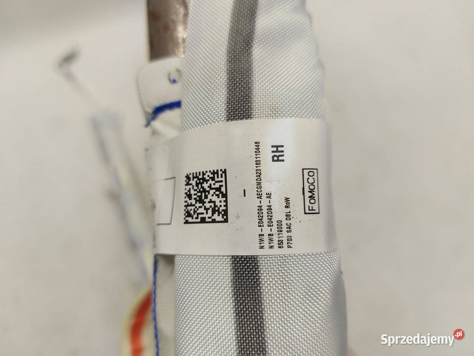 Ford Ranger VI 6 2024r KURTYNA AIRBAG PRAWA