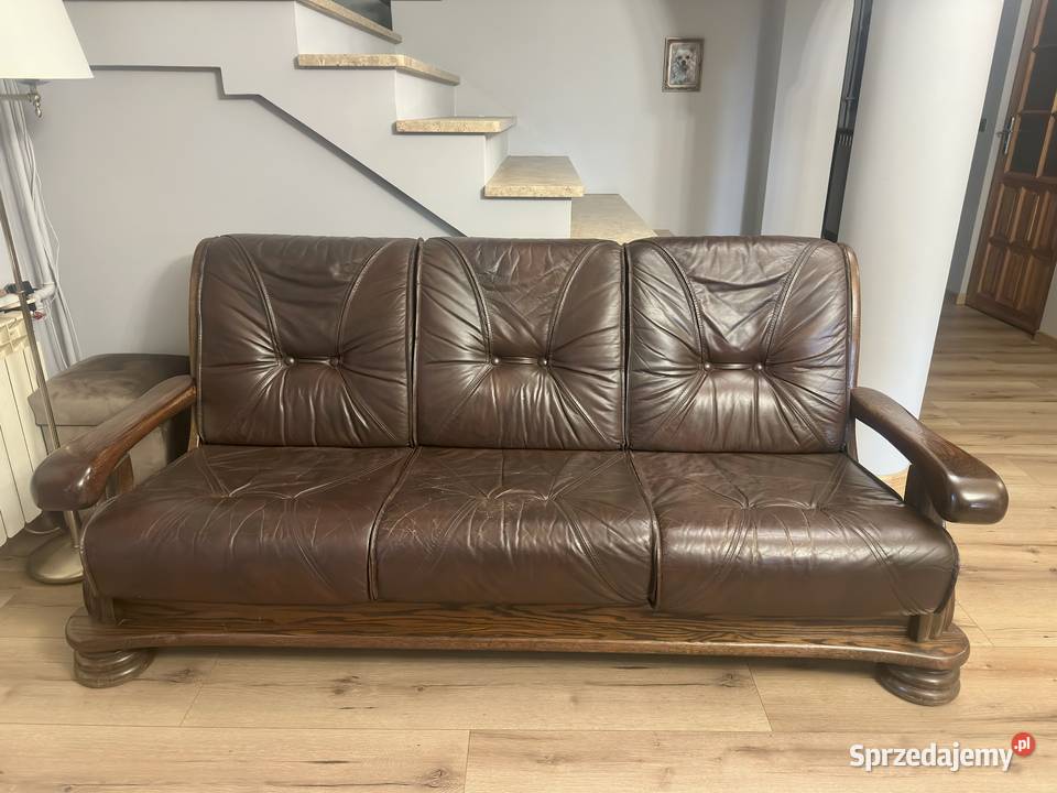 Stylowy zestaw wypoczynkowy sofa 2 fotele Radzymin sprzedam