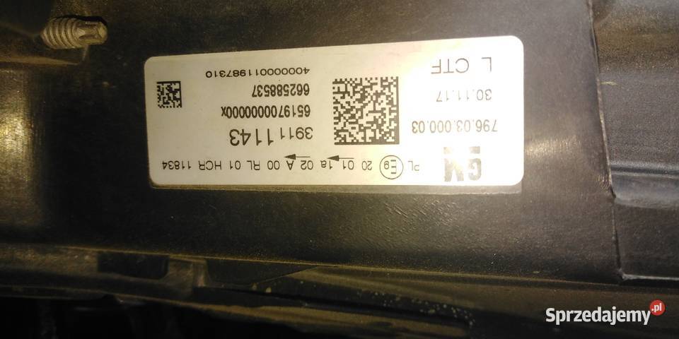 opel astra 5 v reflektor prawy przód 7960300003 Pozostałe Przemyśl sprzedam