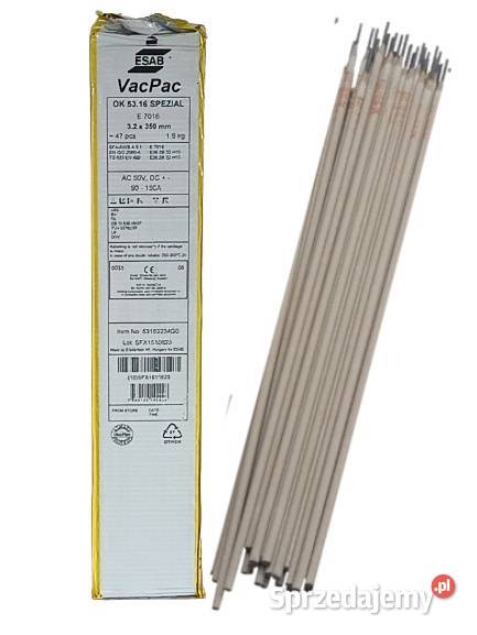 Elektroda ESAB OK 6 5316 SPEZIAL 32x350 mm opak Rzeszów sprzedam