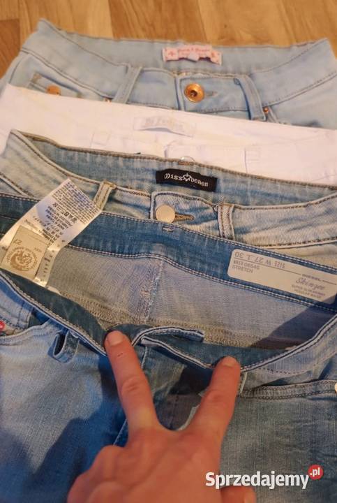 Spodnie damskie XS zestaw 8 par kolorowy Racibórz sprzedam