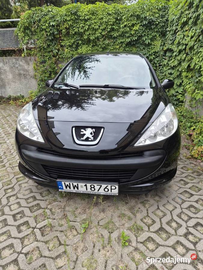 Peugeot 206 plus 11 benzyna 2010 r uszkodzony czarny Warszawa