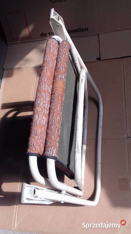 Krzesło plażowe balkonowe ogrodowe leżak rybacki Małkinia Górna