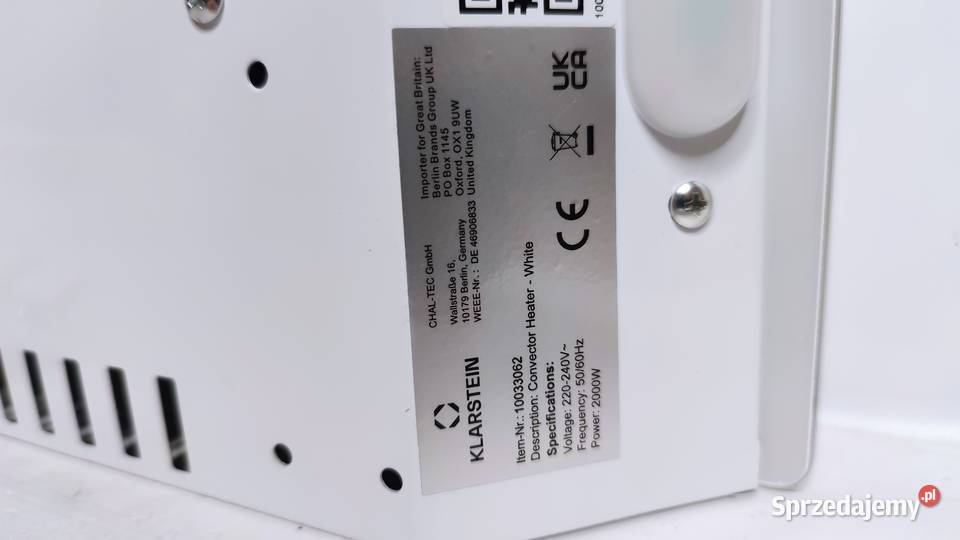 Grzejnik konwekcyjny Klarstein Bornholm Ambient Pozostałe małopolskie Jadowniki