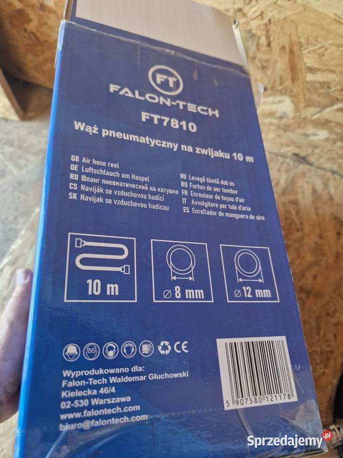 Przewód Pneumatyczny na Zwijaku Automatycznym Głogowa sprzedam
