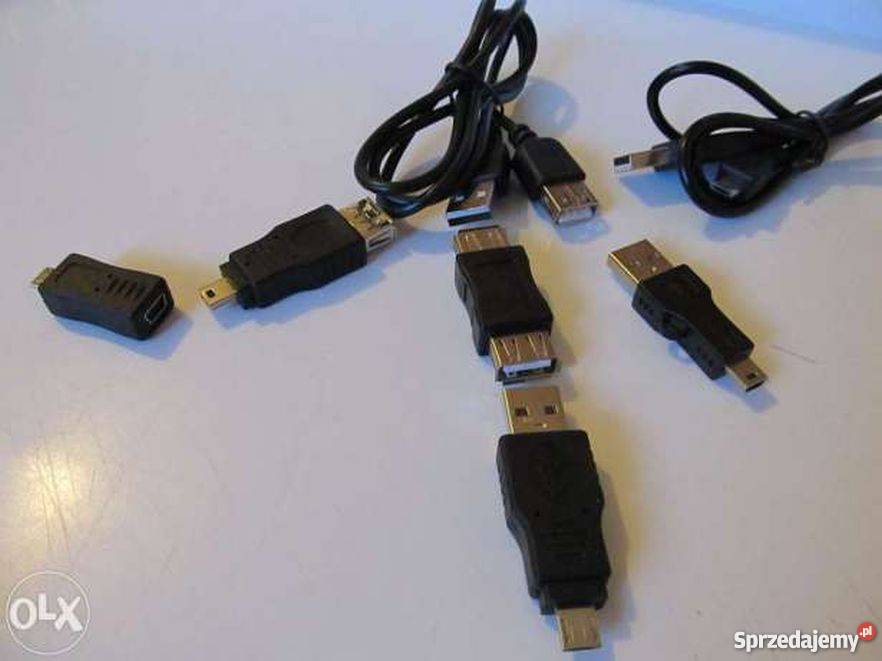Adapter przejściówka USB do mini USB