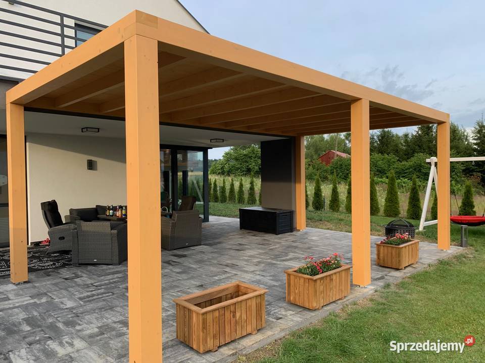 Wiata zadaszenie pergola altana grill taras Altany i wiaty małopolskie Nowy Sącz