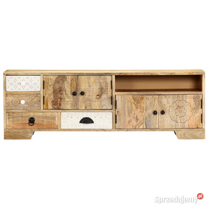 Szafka pod TV 120x30x40 lite drewno mango RTV mazowieckie Warszawa