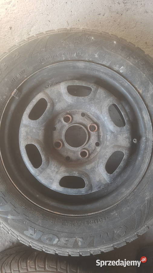 Komplet felg stalowych 13 4x100 Et 38 VW Opel stalowe Koła i felgi Sietesz