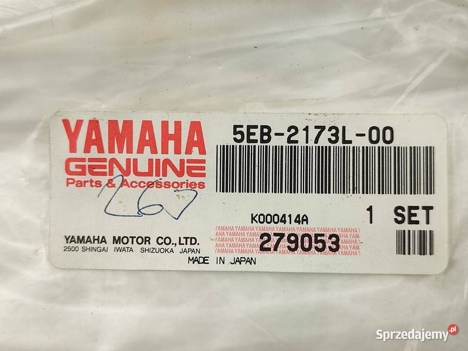 NAKLEJKA NA ZADUPEK L STR YAMAHA YZFR6 1999