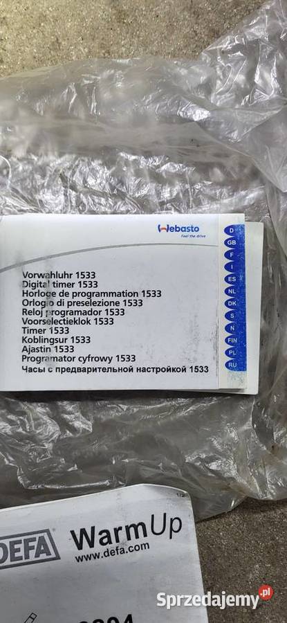 Sprzedam kompletne webasto