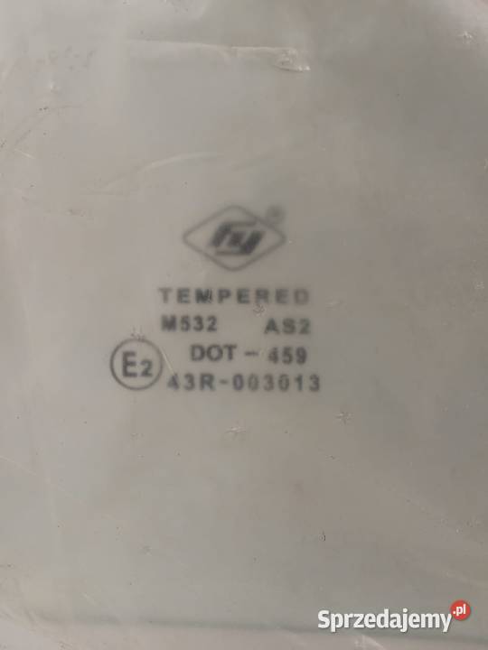 Szyba Boczna Prawa Tylna Daewoo Matiz 98 Boczne (drzwi) Bralin