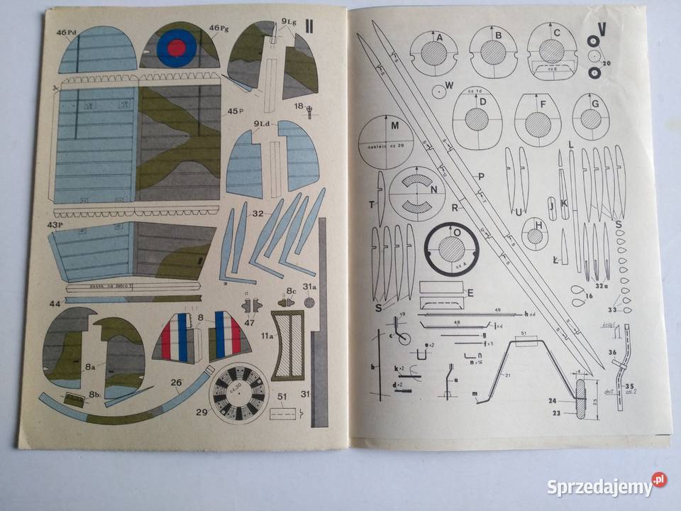 Mały Modelarz 71992 Samolot myśliwski Gloster Dąbrowa Górnicza