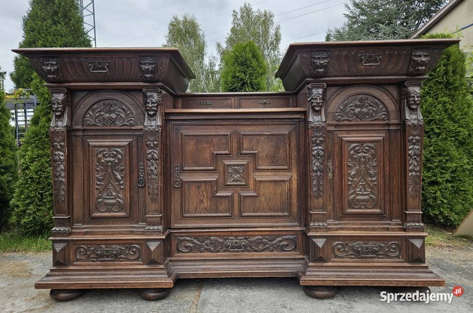 Bufet neorenesansowy 9254 Meble zachodniopomorskie Szczecin sprzedam