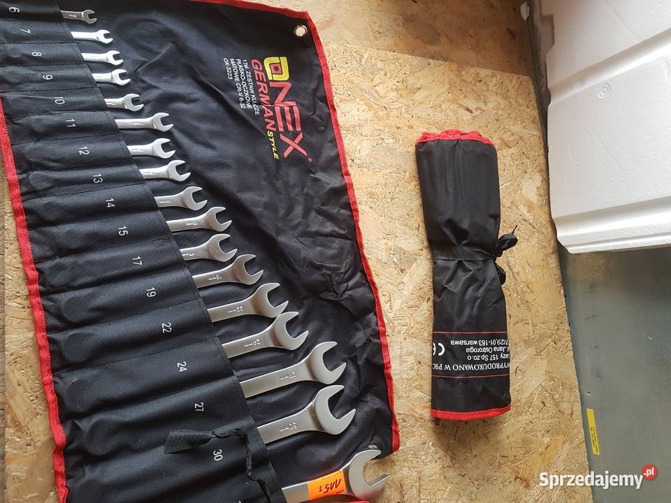 KLUCZE szmata PŁASKO OCZKOWE 632 ZESTAW 17 Głogowa sprzedam