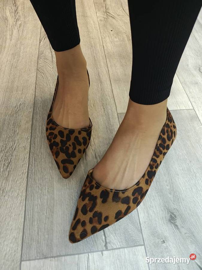 43 Panterkowe baleriny wieczorowe NOWE Moda i Styl Kraków