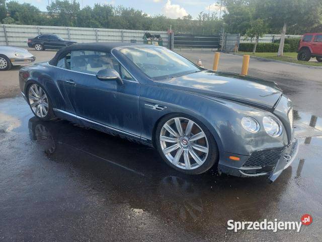 BENTLEY CONTINENTAL GTC V8 produkcji 2016 z USA 4000cm3 Warszawa sprzedam