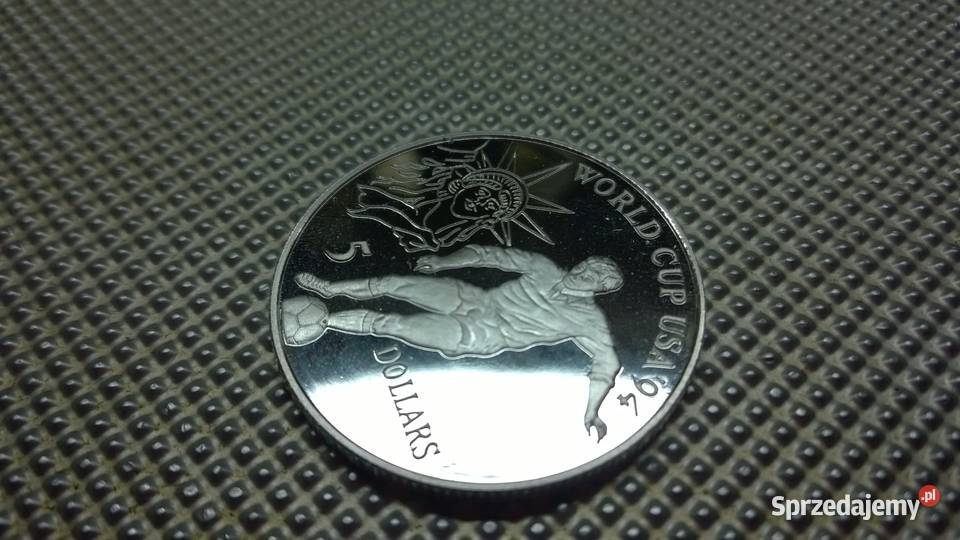 moneta Niue 5 dolarów 1991 Mundial USA 1994 Warszawa