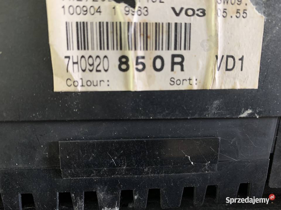 VW TRANSPORTER T5 19 tdi LICZNIK ZEGARY Gliwice