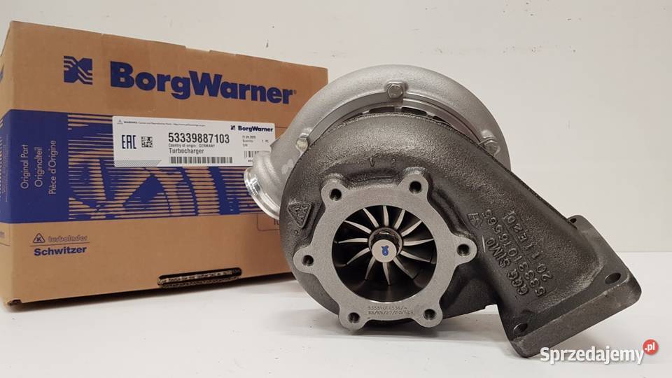 Nowa turbosprężarka BorgWarner 53339887103 Siedlce